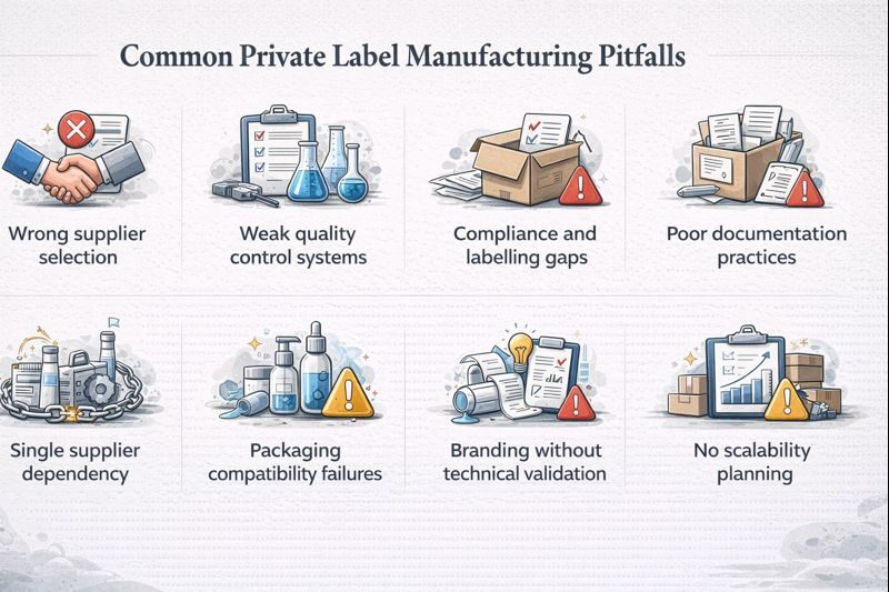 private label manufacturing mistakes