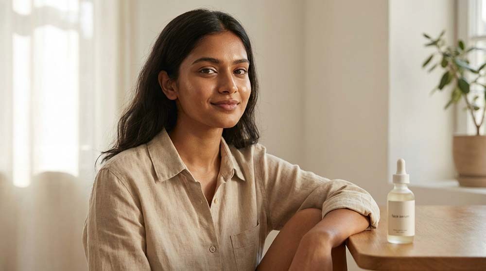 clear skin result after acne treatment system routine