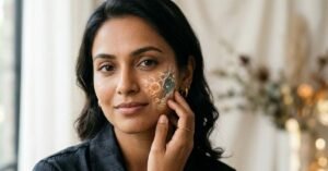 Indian woman represents microbiome skincare supporting balanced and resilient skin